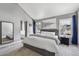 Serene main bedroom with vaulted ceiling and ensuite bath at 270 S Locust St, Denver, CO 80224
