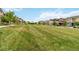 Expansive green space within a community, with sidewalks, homes, and a gazebo in the distance at 12740 Tamarac St, Thornton, CO 80602