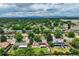 Beautiful aerial shot of the neighborhood with lush greenery and mountain views in the background at 7936 Eaton St, Arvada, CO 80003