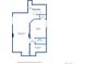 Floorplan image of lower level with dimensions for recreation room, bedroom, and bath at 1622 W 67Th Ave, Denver, CO 80221