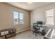 Functional home office space with a view and room for both work and creative pursuits at 18875 W 93Rd Ave, Arvada, CO 80007