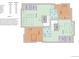 Detailed floor plan of the home's layout at 1541 Glencoe St, Denver, CO 80220