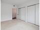 Bright bedroom with neutral carpet and large closet at 3855 Canyon Ranch Rd # 104, Highlands Ranch, CO 80126