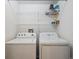 Clean laundry room with a full-sized washer and dryer at 3855 Canyon Ranch Rd # 104, Highlands Ranch, CO 80126