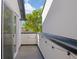 A charming outdoor balcony with string lights offers a private and cozy outdoor retreat at 1415 Irving St, Denver, CO 80204
