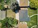 Aerial view of a home featuring a fenced backyard, landscaping, and patio at 1852 S Decatur St, Denver, CO 80219