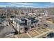 Modern multi-story condo with sleek lines, mixed materials, private balconies and beautiful mountain views at 2053 Meade St, Denver, CO 80211