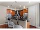 Modern kitchen with stainless steel appliances and sleek design at 2053 Meade St, Denver, CO 80211
