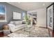 Cozy living room with sliding glass doors and stylish decor at 2053 Meade St, Denver, CO 80211