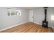 Living room featuring hardwood floors, natural light, and modern decor at 1545 N Harrison St, Denver, CO 80206