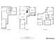 Detailed floor plan showcasing the layout of this three-story home at 10249 Trailriders Dr, Littleton, CO 80125