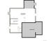 Floor plan with unfinished basement and unexcavated portion ready for customization at 39152 Clymer St, Elizabeth, CO 80107
