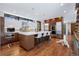 Gourmet kitchen has a large island, stainless appliances, and modern cabinetry at 2539 E 5Th Ave, Denver, CO 80206