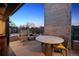 Outdoor patio with stylish seating and a cozy atmosphere at 2539 E 5Th Ave, Denver, CO 80206