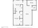 Basement level layout including Laundry Room, Bonus Room, Bedroom and Bathroom at 1355 Hudson St, Denver, CO 80220