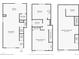 Floor plans showcase the layout of each floor in the home at 6400 E Mississippi Ave, Denver, CO 80224