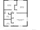 Upstairs floor plan featuring bedrooms, hall, and bathrooms with detailed measurements of each room at 7351 S Marion St, Centennial, CO 80122