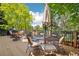 Deck with outdoor seating perfect for al fresco dining at 775 Poppywood Dr, Highlands Ranch, CO 80126