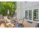 Relaxing deck featuring comfortable seating and lush green surroundings at 775 Poppywood Dr, Highlands Ranch, CO 80126