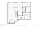 Basement floor plan features finished basement area, bathroom, storage, and kitchenette at 775 Poppywood Dr, Highlands Ranch, CO 80126