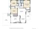 Floorplan shows layout of bedrooms, baths, living room, kitchen, dining area, foyer and patios at 2885 S Gilpin St, Denver, CO 80210
