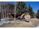 Beautiful landscaping enhances the building at 305 S Park Ave # 205, Breckenridge, CO 80424