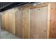 Numbered storage units in the building's secure storage area at 305 S Park Ave # 205, Breckenridge, CO 80424