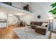 Open floor plan with hardwood floors and lofted second story at 14121 E Baltic Pl, Aurora, CO 80014
