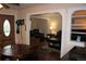 Open concept with dining area flowing into the living room at 2356 S Franklin St, Denver, CO 80210