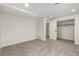 Finished basement area with closet, offering extra storage and living space at 5401 E Dakota Ave # 22, Denver, CO 80246