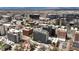 Aerial view showcasing urban cityscape with residential buildings and street scenes at 909 N Logan St # 11A, Denver, CO 80203