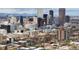 Downtown city view featuring urban landscape with skyscrapers and mountain backdrop at 909 N Logan St # 11A, Denver, CO 80203