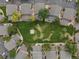 Aerial view of townhome community with a grassy area at 7700 W Glasgow Place # 15A, Littleton, CO 80128