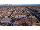 Aerial view showcasing the property and neighborhood at 4665 W 6Th Ave # 21, Denver, CO 80204