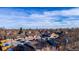 Community featuring well-maintained homes, private parking, and lush landscaping in aerial view at 4665 W 6Th Ave # 21, Denver, CO 80204