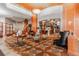 Inviting lobby featuring modern decor, a geometric carpet, and ample seating for a welcoming atmosphere at 8100 E Union Ave # 712, Denver, CO 80237