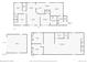 Floor plan showing a 3 bed, 2 bath home with a detached garage at 846 S Sheridan Blvd, Denver, CO 80226