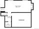 Layout of a home's second story, showcasing the Gathering room, garage, hall and bathroom at 3035 S Biscay St, Aurora, CO 80013