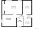 A detailed floor plan of the home's first floor, featuring bedrooms, a laundry room, and a bathroom at 3035 S Biscay St, Aurora, CO 80013