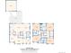 Detailed floor plan of both levels of the house, showcasing the layout of rooms and square footage at 2480 Quitman St, Denver, CO 80212