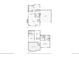 Floor plan featuring the layout of the home's two floors, including bedrooms, bathrooms, and closets at 176 S Pembrook St, Castle Rock, CO 80104