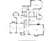 Detailed floor plan showing layout of the home's second floor, including kitchen, living spaces, and bedrooms at 5530 E 6Th Ave Pkwy, Denver, CO 80220