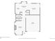 Detailed first floor plan showcasing the layout of the living room, kitchen, garage, and other spaces at 9832 Kenton Cir, Commerce City, CO 80022