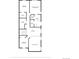 Detailed floor plan showcasing the layout of the home's upper level, including bedrooms, bathrooms, and closet spaces at 4069 S Abilene Cir # E, Aurora, CO 80014