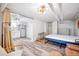 Open concept basement apartment with bedroom, kitchen and living space at 1331 N Ogden St # 1, Denver, CO 80218
