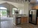 Modern kitchen showcasing stainless steel appliances and an open floor plan at 14400 Albrook Dr # 88, Denver, CO 80239