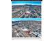 An aerial view of the property in Denver, CO, near rail lines and city at 3905-3907 Inca, Denver, CO 80211