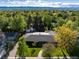 Sprawling single-story home, mature trees, manicured lawn in a park-like setting with mountain views at 3925 S Cherry St, Englewood, CO 80113