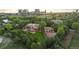 Aerial view of estate featuring lush landscaping, expansive lawns, and private residences at 6616 E Prentice Ave, Greenwood Village, CO 80111