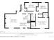 Detailed floor plan showcasing the layout of the home, including room dimensions at 9698 Pecos St, Thornton, CO 80260
